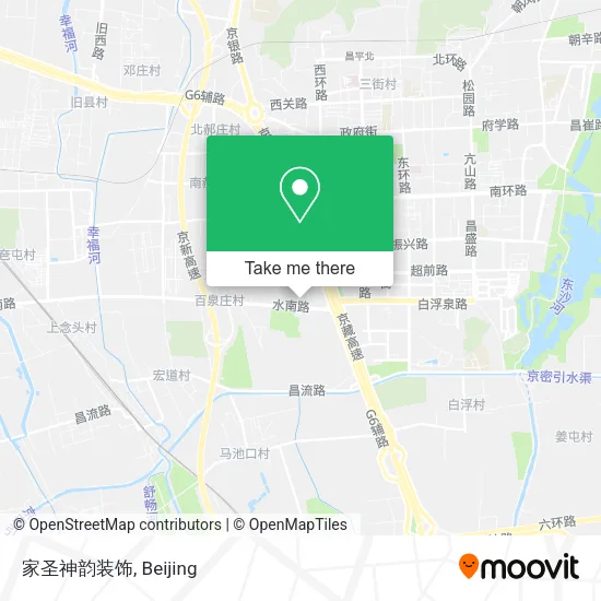 家圣神韵装饰 map