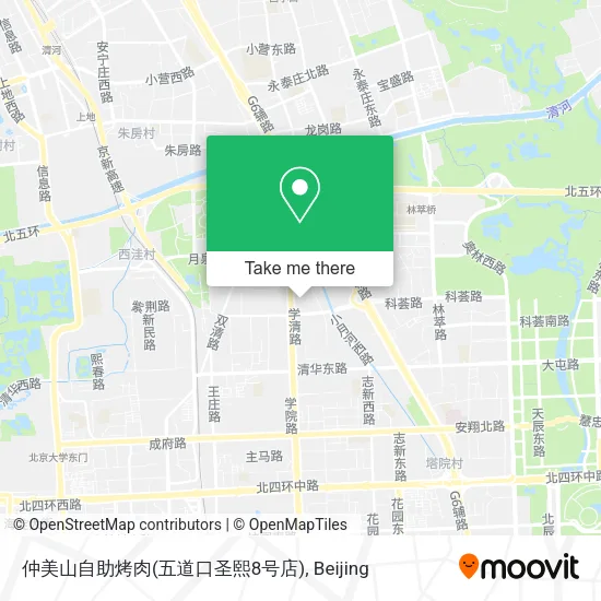 仲美山自助烤肉(五道口圣熙8号店) map