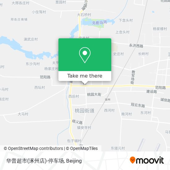 华普超市(涿州店)-停车场 map