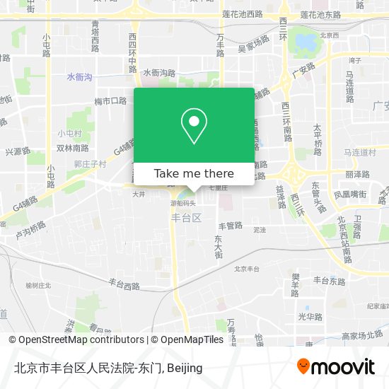 北京市丰台区人民法院-东门 map