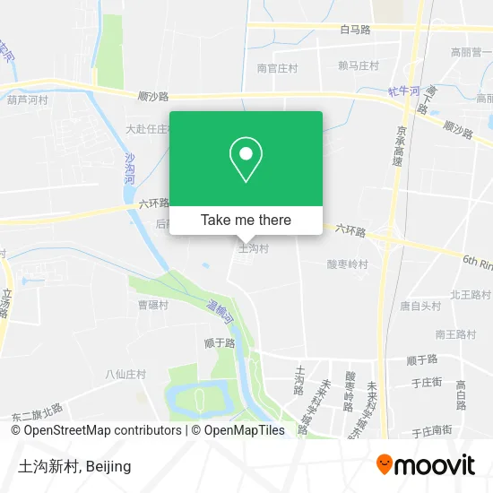 土沟新村 map