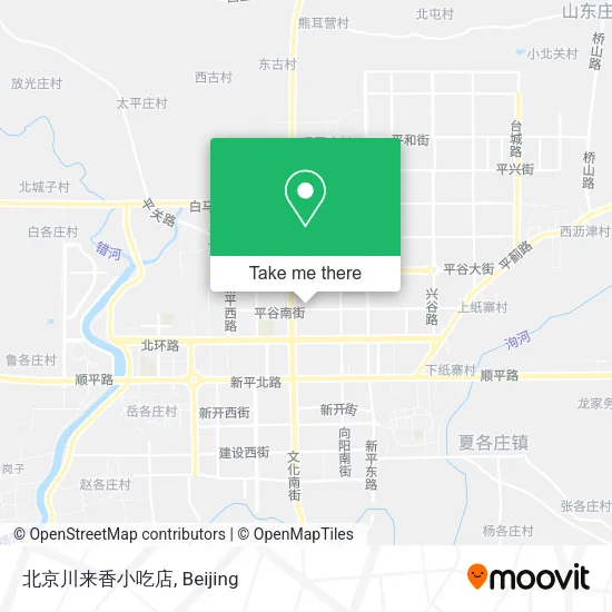 北京川来香小吃店 map