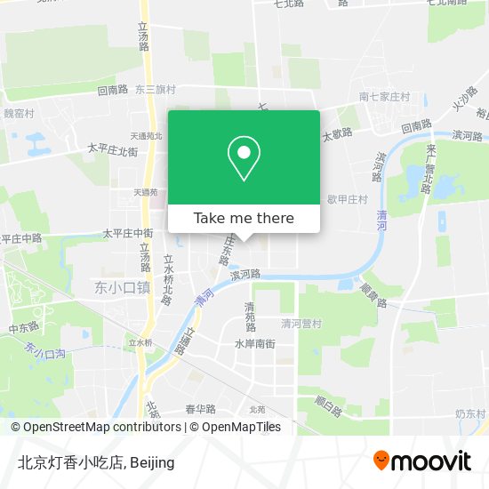 北京灯香小吃店 map