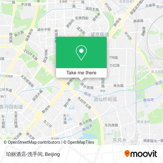 珀丽酒店-洗手间 map
