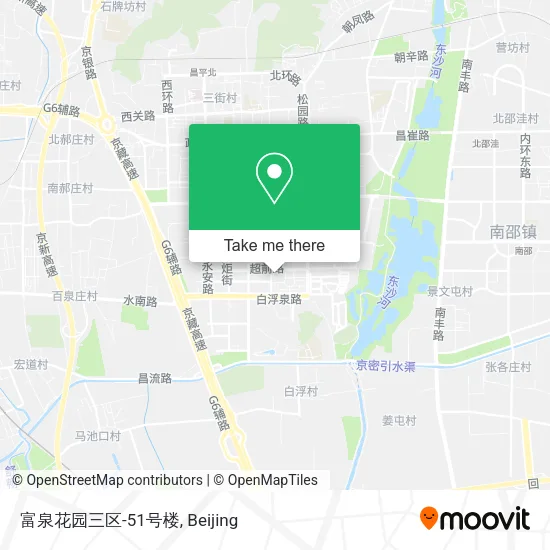 富泉花园三区-51号楼 map