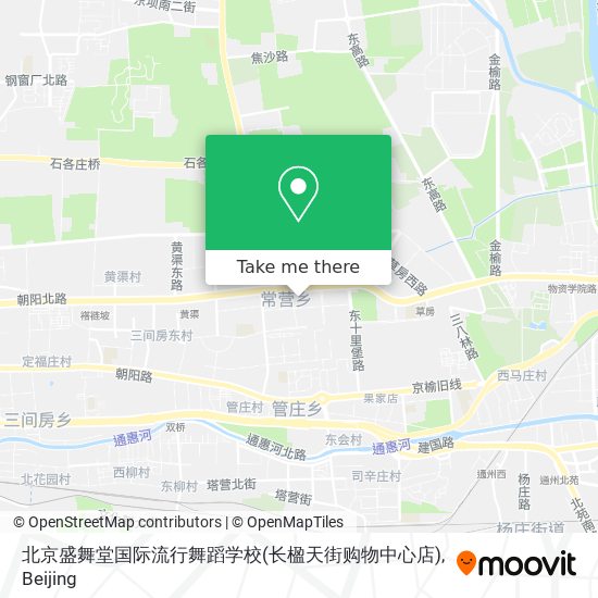 北京盛舞堂国际流行舞蹈学校(长楹天街购物中心店) map