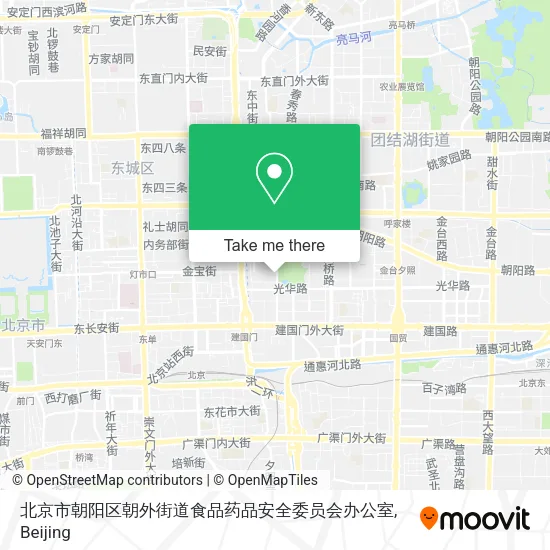 北京市朝阳区朝外街道食品药品安全委员会办公室 map