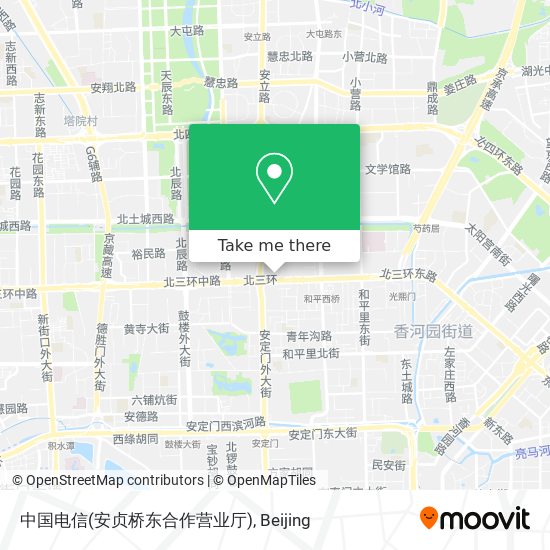 中国电信(安贞桥东合作营业厅) map