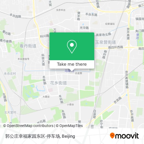 郭公庄幸福家园东区-停车场 map