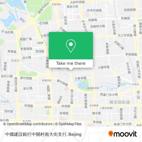 中國建設銀行中關村南大街支行 map