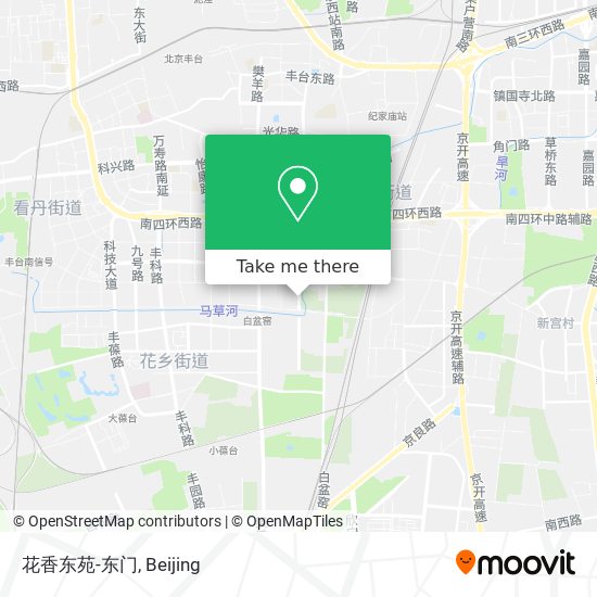花香东苑-东门 map
