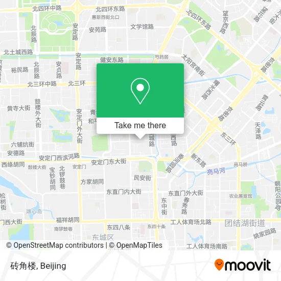 砖角楼 map