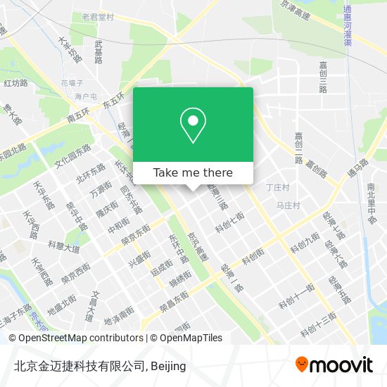 北京金迈捷科技有限公司 map