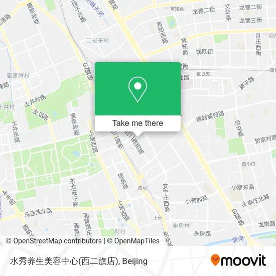 水秀养生美容中心(西二旗店) map
