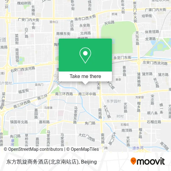 东方凯旋商务酒店(北京南站店) map