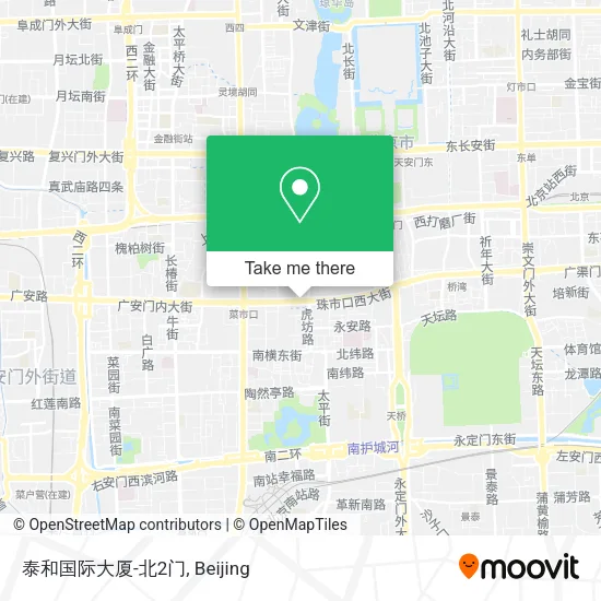泰和国际大厦-北2门 map