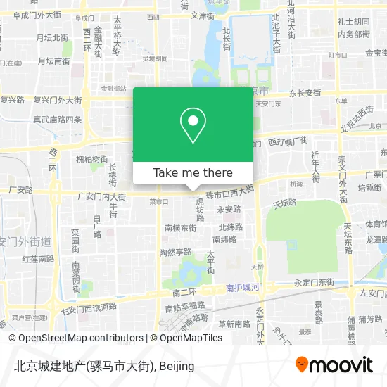 北京城建地产(骡马市大街) map