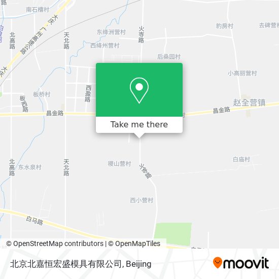北京北嘉恒宏盛模具有限公司 map