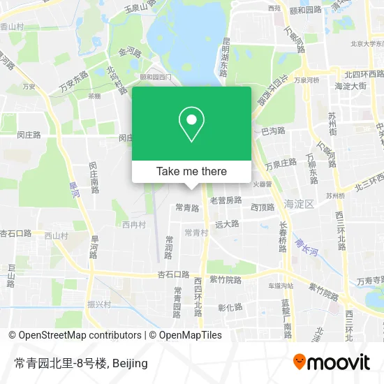 常青园北里-8号楼 map