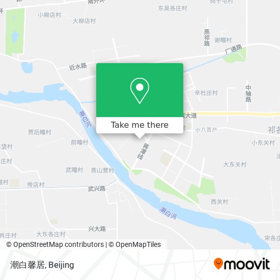 潮白馨居 map