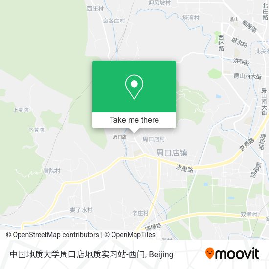 中国地质大学周口店地质实习站-西门 map