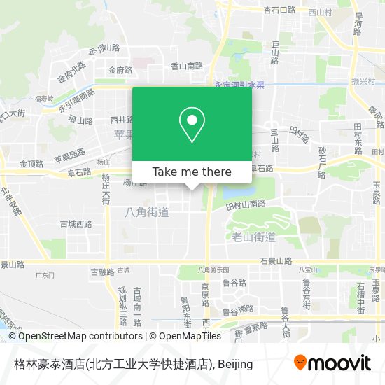 格林豪泰酒店(北方工业大学快捷酒店) map