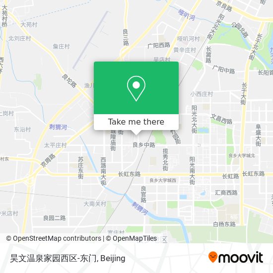 昊文温泉家园西区-东门 map