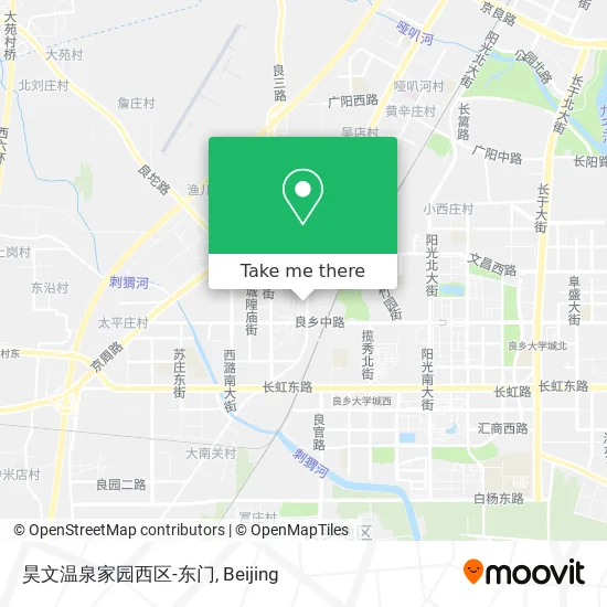 昊文温泉家园西区-东门 map