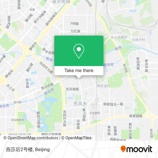 燕莎后2号楼 map