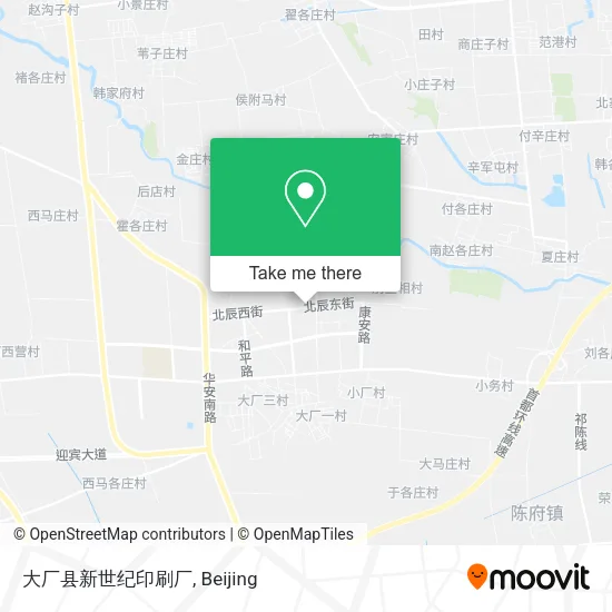 大厂县新世纪印刷厂 map