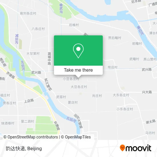 韵达快递 map