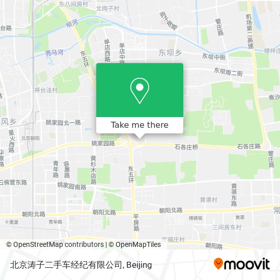 北京涛子二手车经纪有限公司 map
