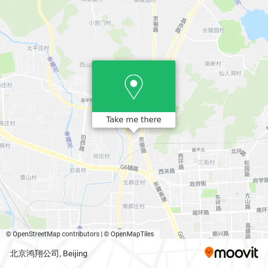 北京鸿翔公司 map