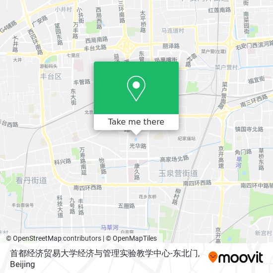 首都经济贸易大学经济与管理实验教学中心-东北门 map
