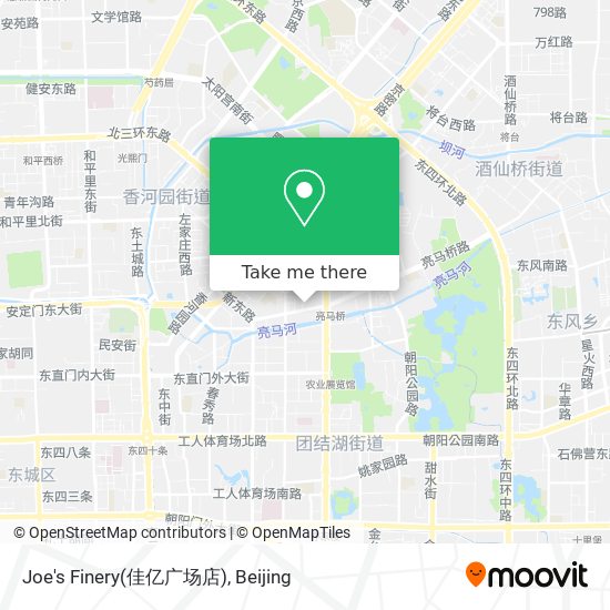 Joe's Finery(佳亿广场店) map