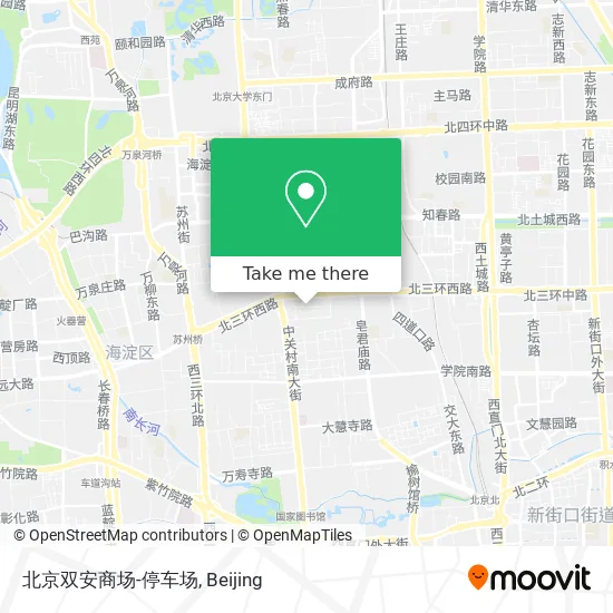 北京双安商场-停车场 map