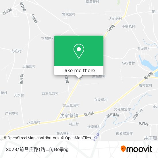 S028/前吕庄路(路口) map