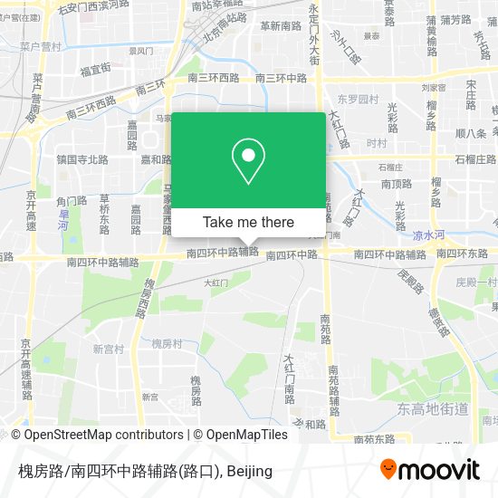 槐房路/南四环中路辅路(路口) map