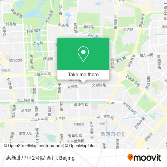 惠新北里甲2号院-西门 map
