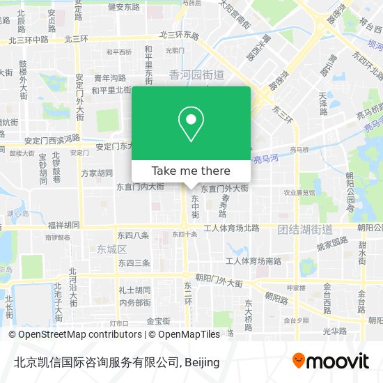 北京凯信国际咨询服务有限公司 map
