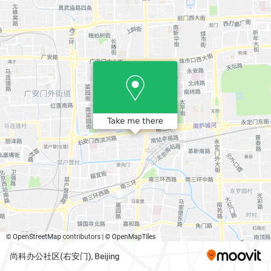 尚科办公社区(右安门) map