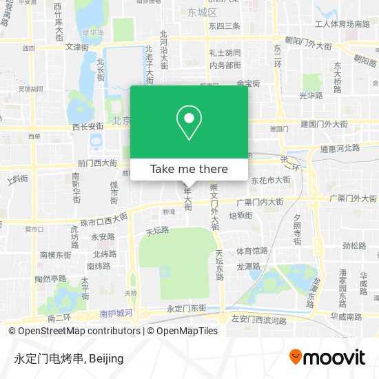 永定门电烤串 map