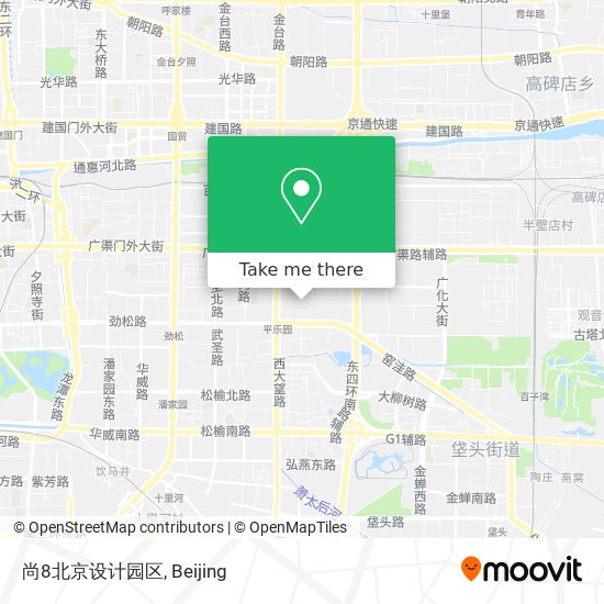 尚8北京设计园区 map
