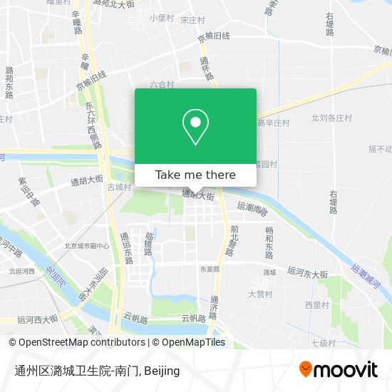 通州区潞城卫生院-南门 map
