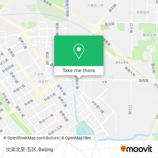 次渠北里-五区 map