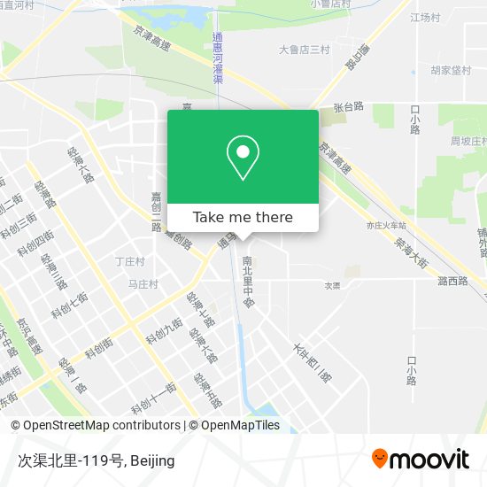 次渠北里-119号 map