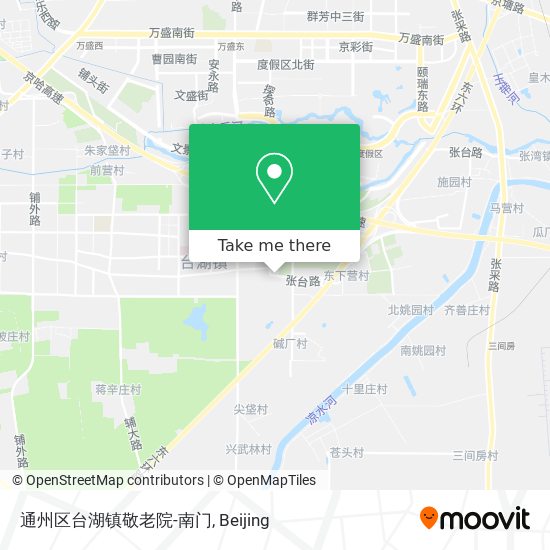 通州区台湖镇敬老院-南门 map