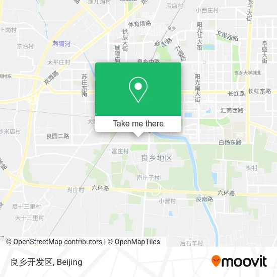 良乡开发区 map