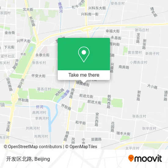 开发区北路 map