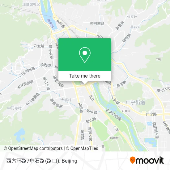 西六环路/阜石路(路口) map